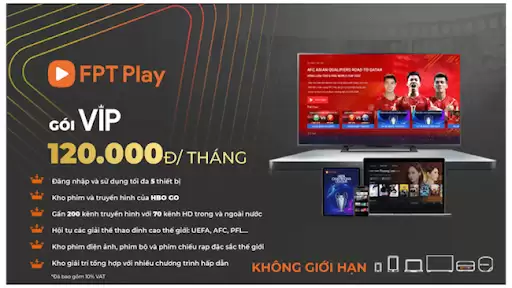 Gói dịch vụ tổng hợp VIP trên FPT Play.