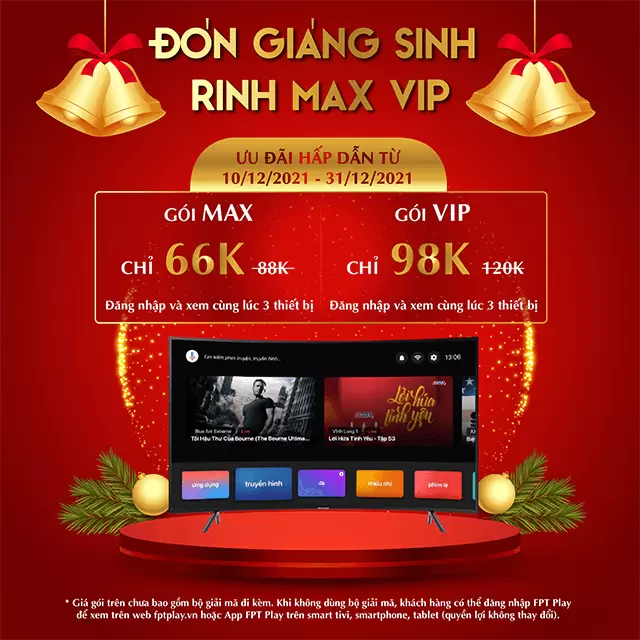 Đón Giáng Sinh – Rinh Max Vip