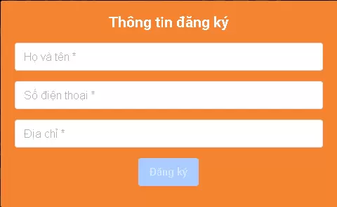 Điền đầy đủ thông tin trong bảng.