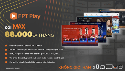 Đăng ký gói MAX nhận ngay ưu đãi hấp dẫn từ FPT Telecom. Đăng ký gói MAX nhận ngay ưu đãi hấp dẫn từ FPT Telecom.